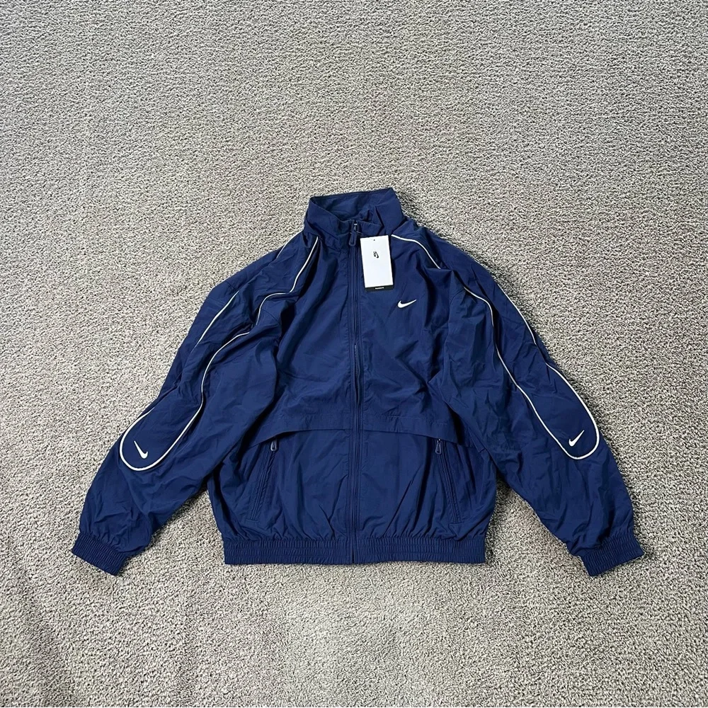 Nike Sportswear Solo Swoosh Woven Track Jacket Men’s Size Small - Picture 1 of 11
